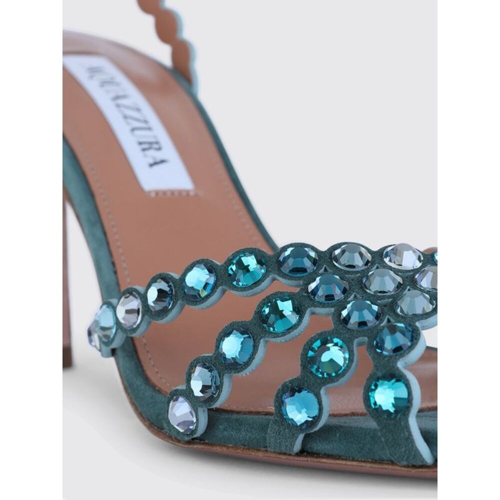Aquazzura Heeled Sandal Woman Water - Picture 4 of 4
